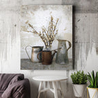 Three Watering Cans - Gallery Wrapped Canvas