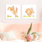 Studio Series - Hopping Along - Canvas Set 16"x16" - Stephen Macquignon Collection