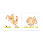 Studio Series - Hopping Along - Canvas Set 16"x16" - Stephen Macquignon Collection
