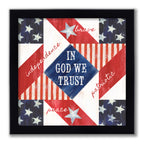 Celebrate 250 Patriotic Framed Artboard with Wounded Warrior Project