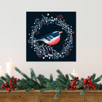 Winter Wreath Wooden Artboard Decor