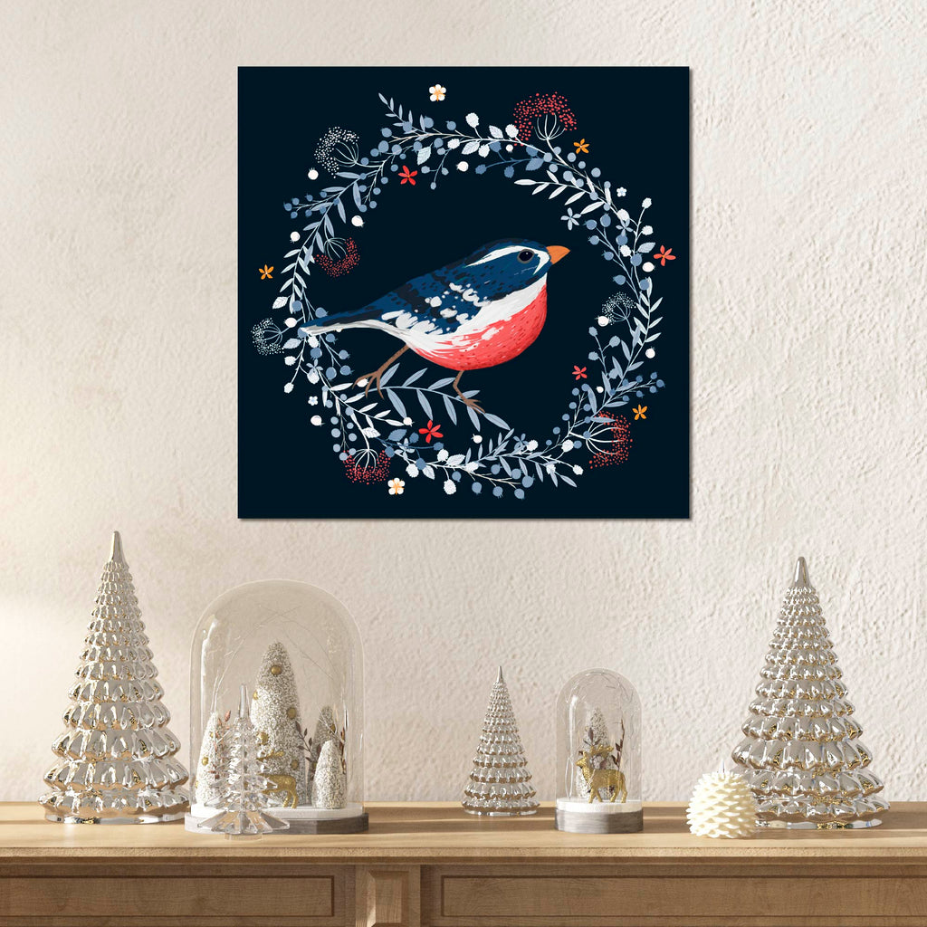 Winter Wreath Wooden Artboard Decor