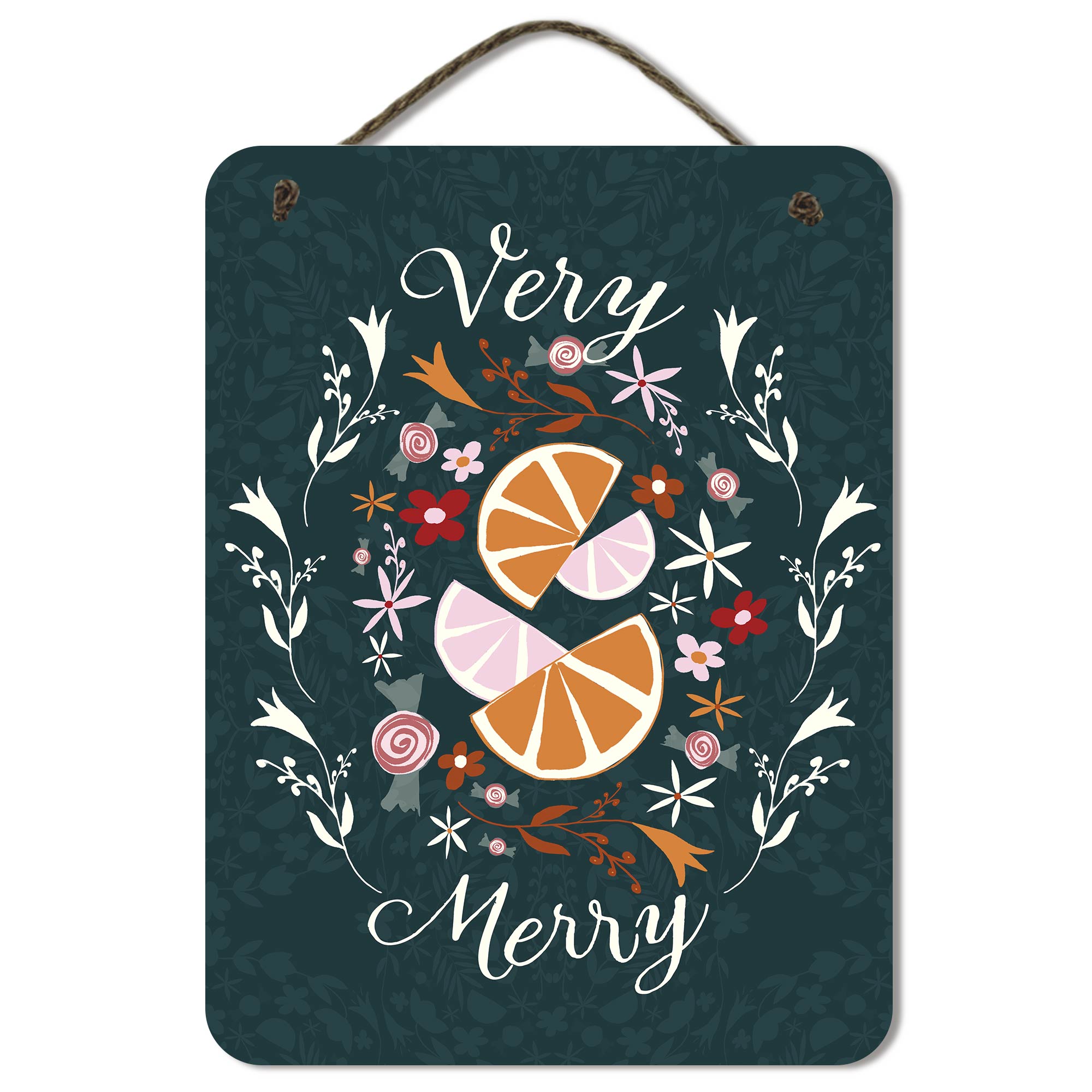 Candied 12" x 16" Hanging Wooden Artboard with Twine