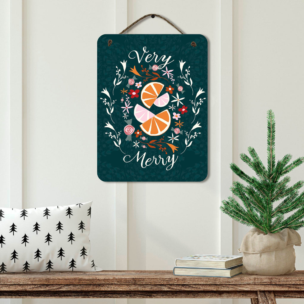 Candied 12" x 16" Hanging Wooden Artboard with Twine