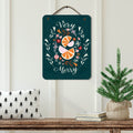 Candied 12" x 16" Hanging Wooden Artboard with Twine