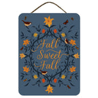 Fall Sweet Fall 12" x 16" Hanging Wooden Artboard with Twine