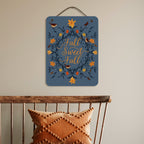 Fall Sweet Fall 12" x 16" Hanging Wooden Artboard with Twine