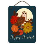 Happy Harvest 12" x 16" Hanging Wooden Artboard with Twine