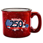 Celebrate 250 USA 19 oz Artisan Ceramic Mug with Wounded Warrior Project