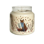 Autumn Fox 18 oz Soy Wax Candle with Wooden Lid