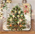 Holiday Tree II 6.5" x 6.5" Artboard Lid & 20 oz Candle Set