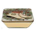 Let it Snow Ice Skates 6.5" x 6.5" Artboard Lid & 20 oz Candle Set