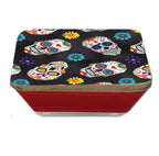 Sugar Skull Pattern 6.5"x6.5" Artboard Lid & 20 oz Candle Set