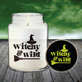 Typography 21 oz Soy Wax Candle with Wooden Lid