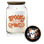 Spooky 21 oz Soy Wax Candle with Wooden Lid