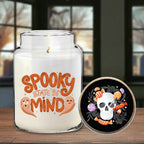 Spooky 21 oz Soy Wax Candle with Wooden Lid