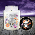 Halloween Spirit 21 oz Soy Wax Candle with Wooden Lid