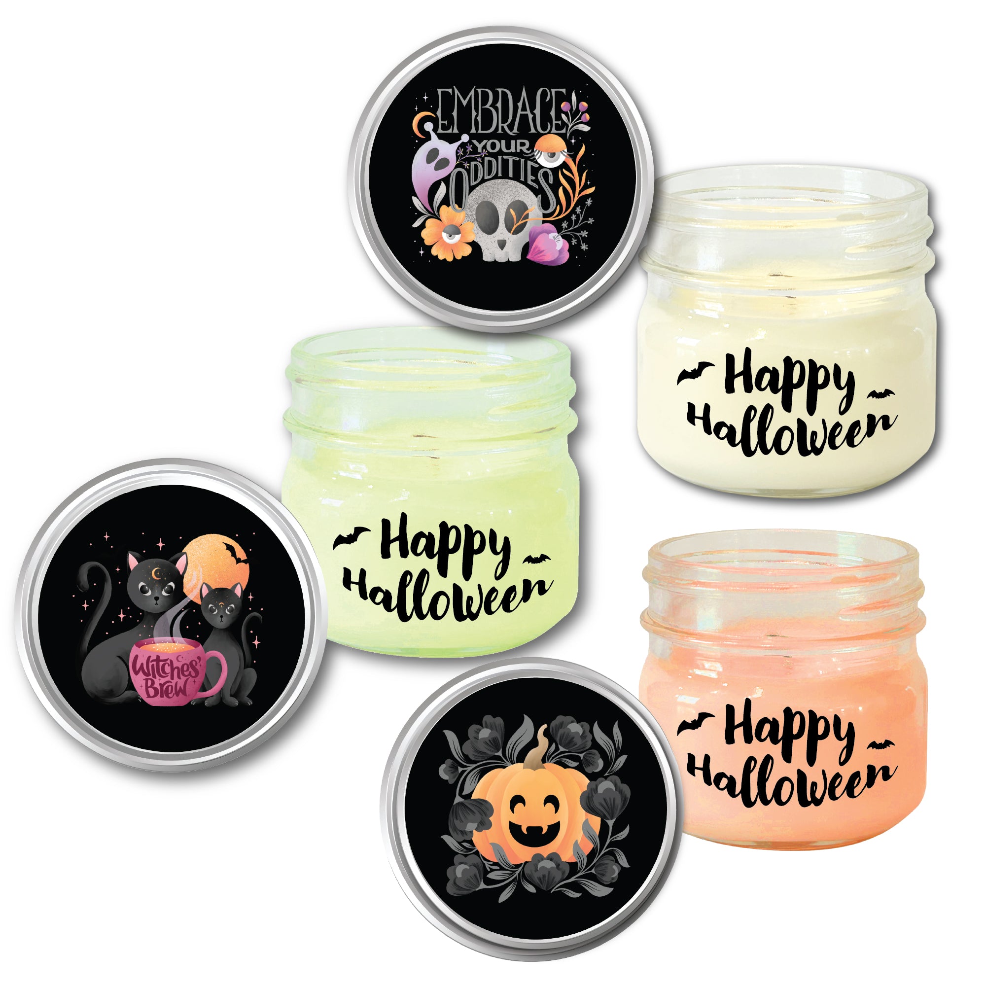 Witches Brew 8 oz Soy Wax Candle 3 pc. Set