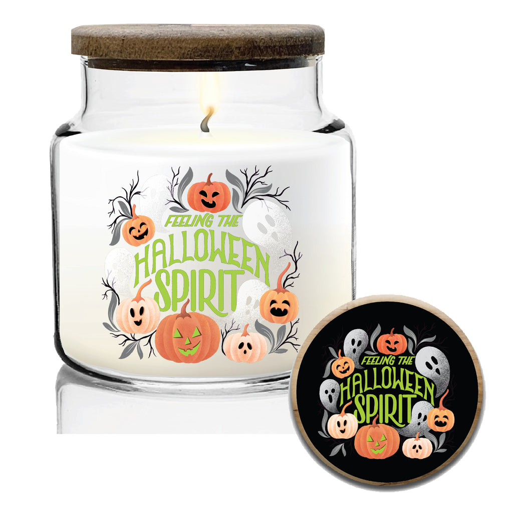 Spirit II 14 oz Soy Wax Candle with Wooden Lid