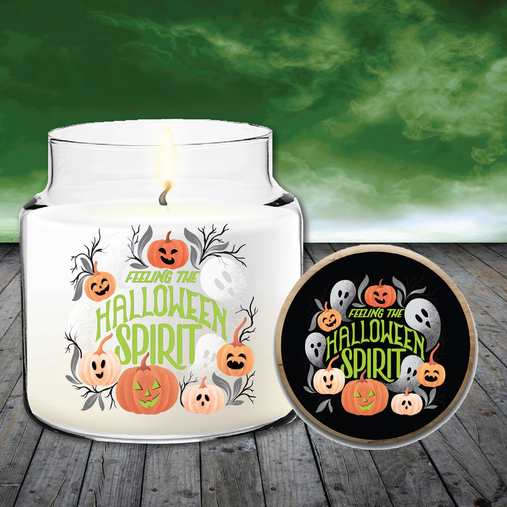 Spirit II 14 oz Soy Wax Candle with Wooden Lid