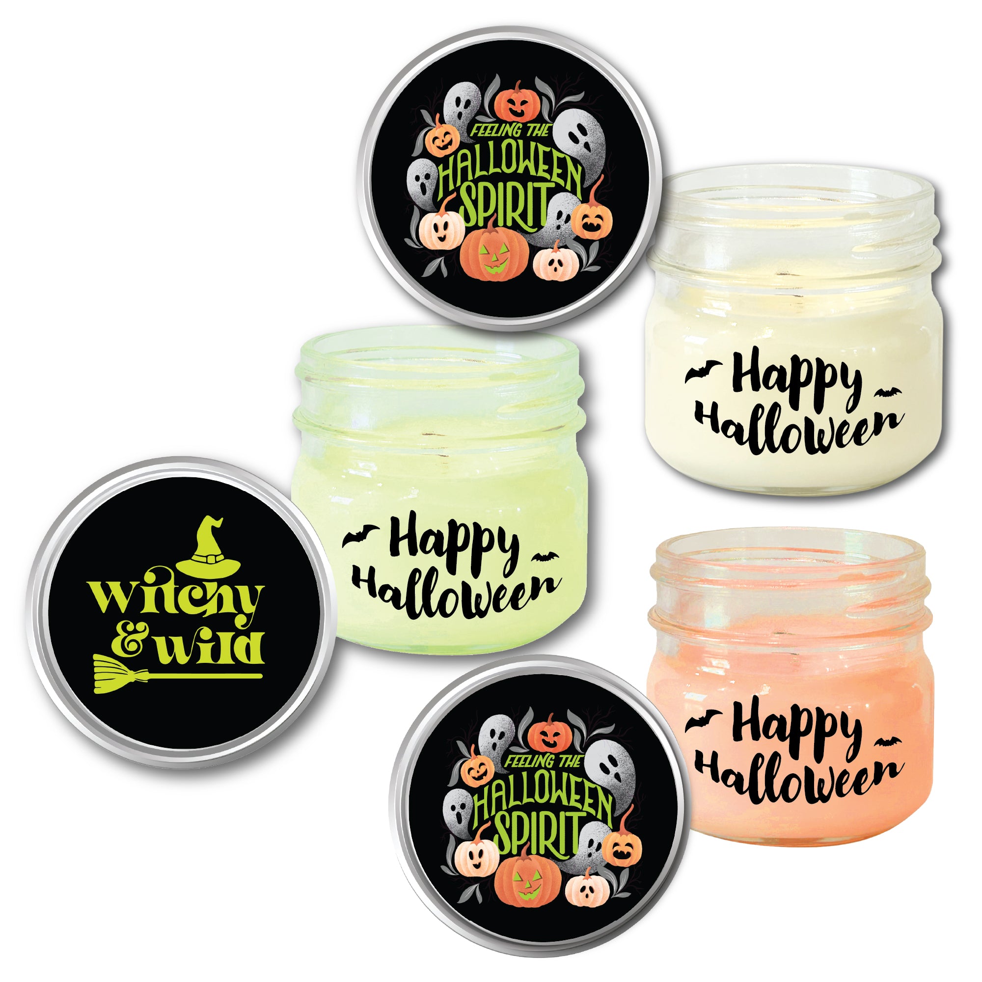 Halloween Spirit II 8 oz Soy Wax Candle 3 pc. Set