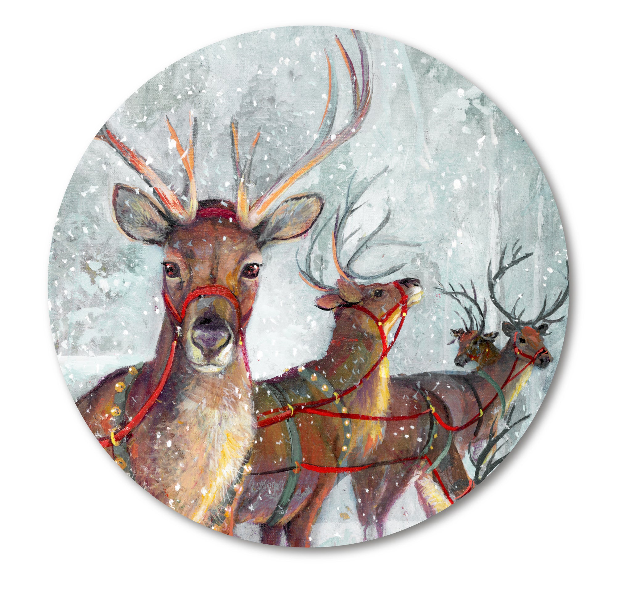 Woodland Friends Circular Wood Decor