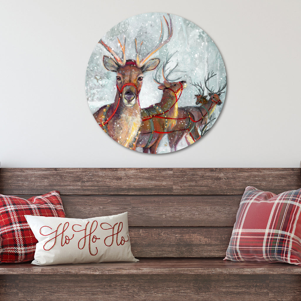 Woodland Friends Circular Wood Decor