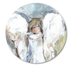 Angel Circular Wood Decor