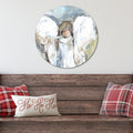 Angel Circular Wood Decor
