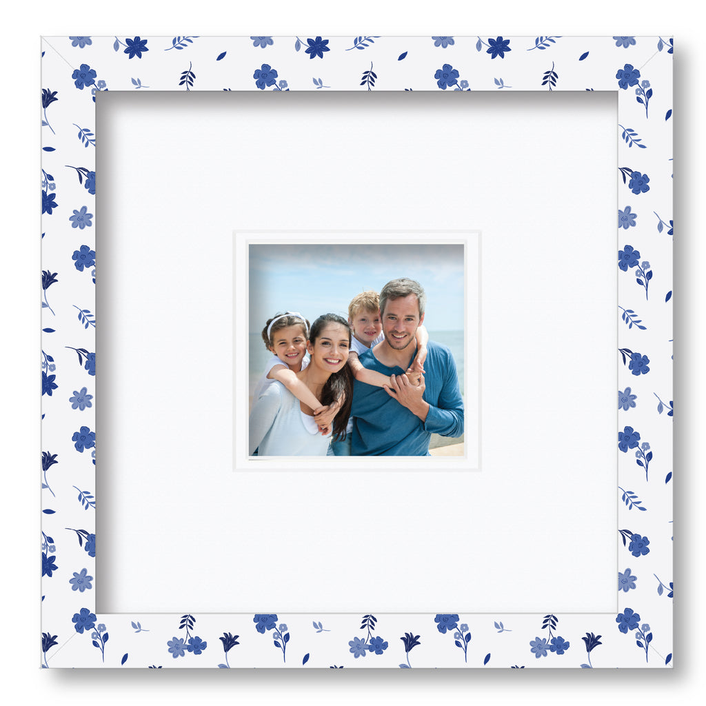 ColorBloom Moments™ - Blue Dream - 12"x12" 1-5"x5" Opening Wall Frame