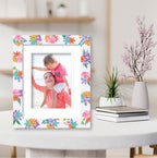 ColorBloom Moments™ - Festive Florals - 8"x10" 1-5"x7" Opening Easel Back/Wall Frame