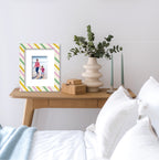 ColorBloom Moments™ - Festive Florals - 8"x10" 1-4"x6" Opening Easel Back/Wall Frame