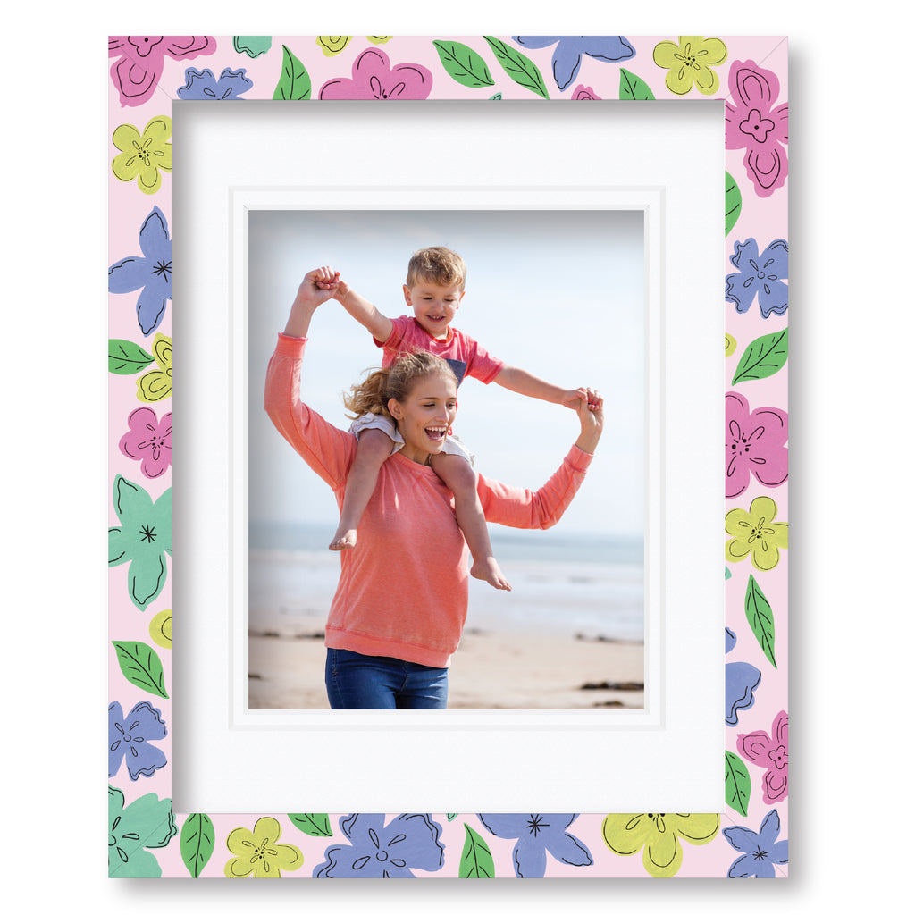 ColorBloom Moments™ - Festive Florals - 11"x14" 1-8"x10" Opening Easel Back/Wall Frame