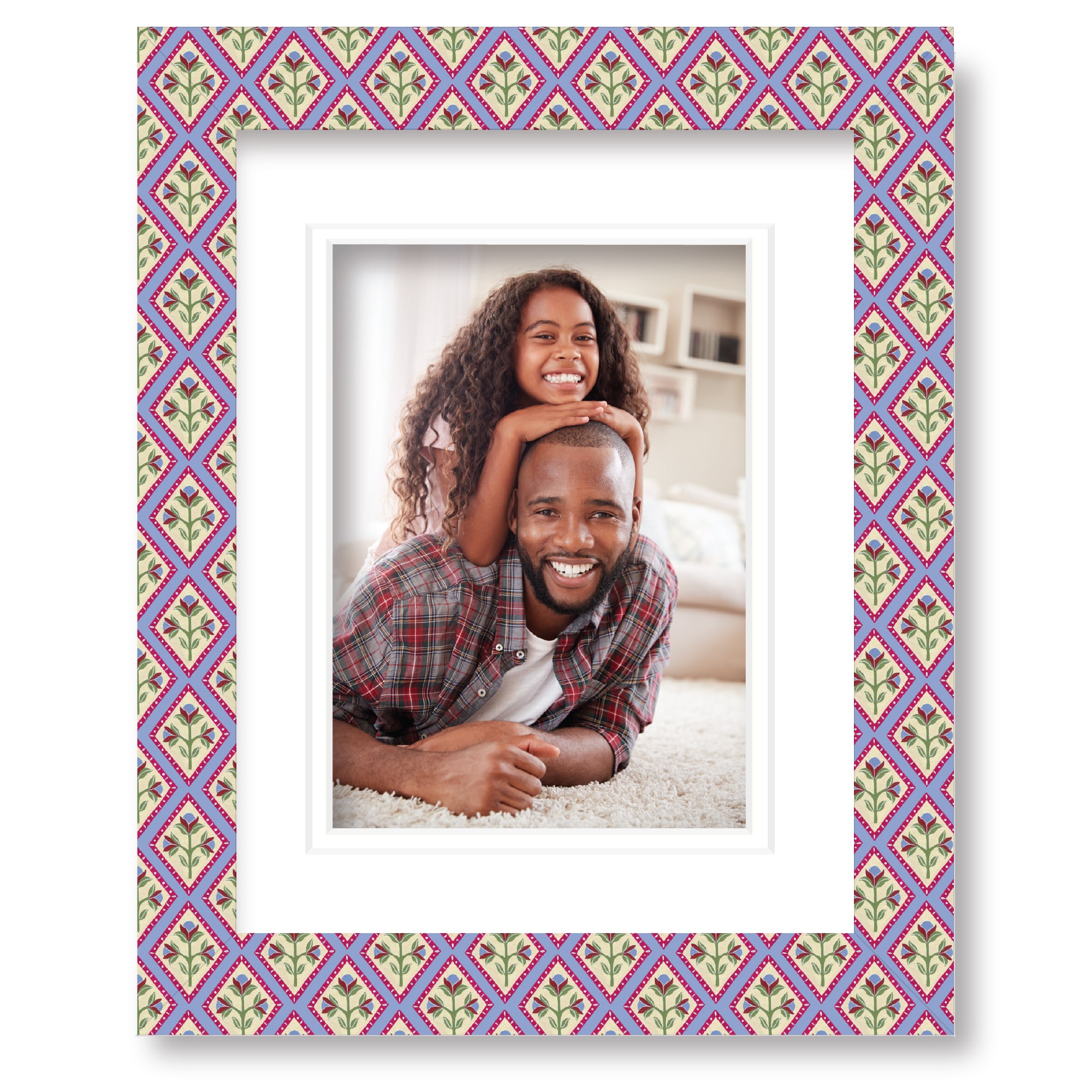 ColorBloom Moments™ - Floral Fantasy - 8"x10" 1-5"x7" Opening Easel Back/Wall Frame