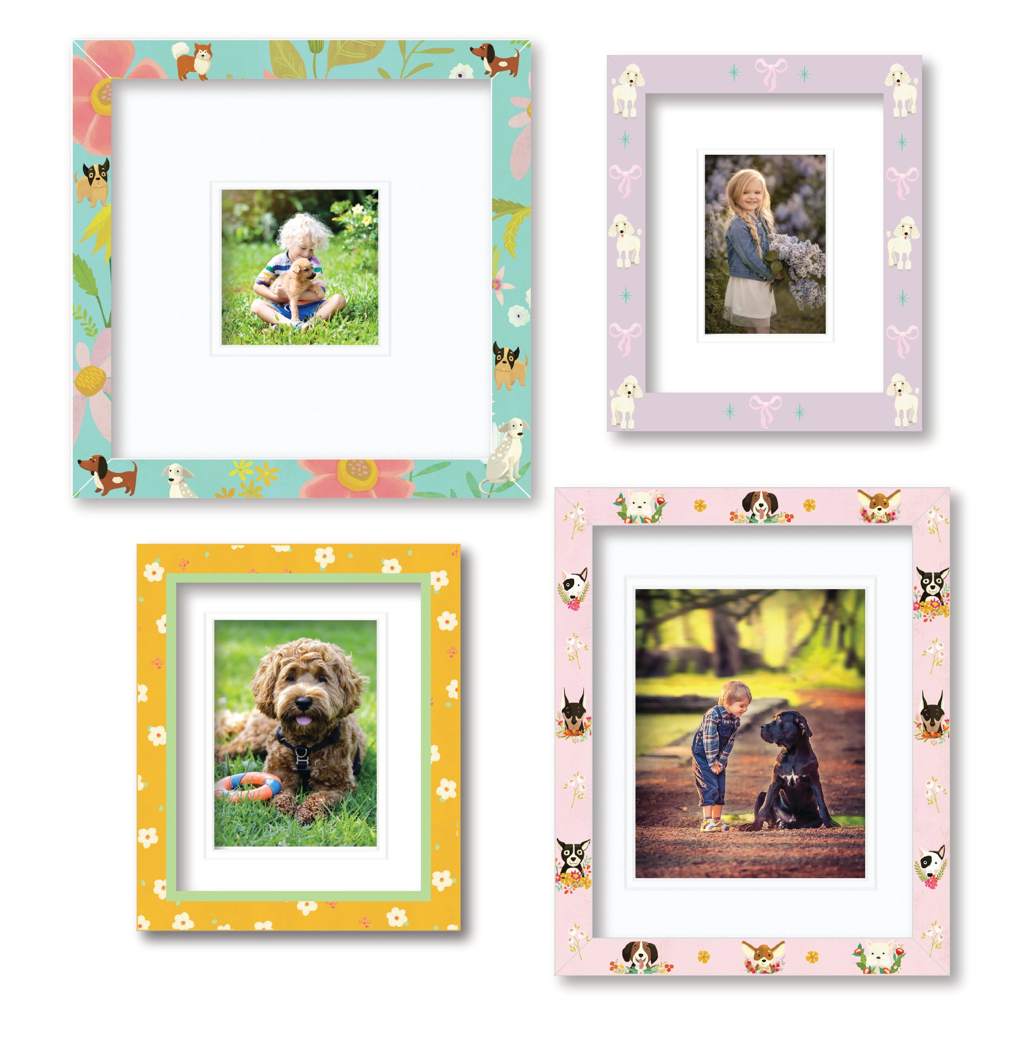 ColorBloom Moments™ - Must Love Dogs - Easel Back/Wall Frame Set