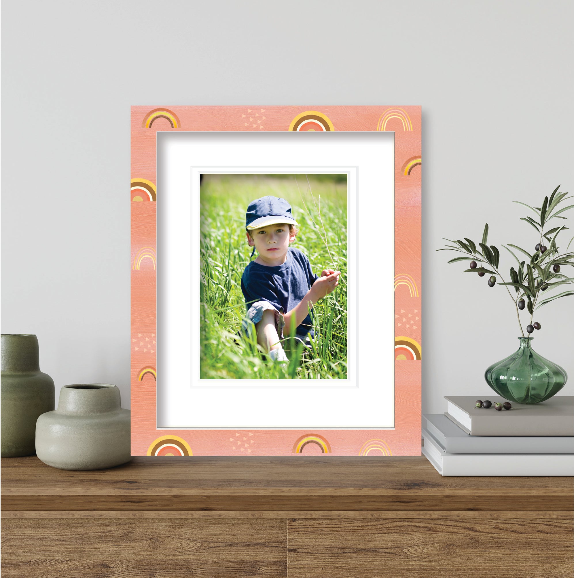 ColorBloom Moments™ - Desert Days - 8"x10" 1-5"x7" Opening Easel Back/Wall Frame