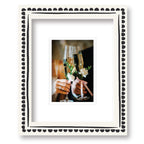 ColorBloom Moments™ - Black & White Floral - 8"x10" 1-4"x6" Opening Easel Back/Wall Frame