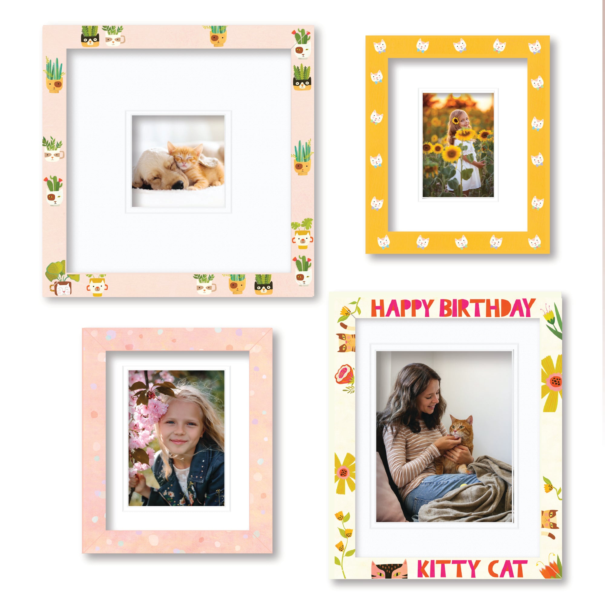 ColorBloom Moments™ - Here Kitty Kitty - Easel Back/Wall Frame Set