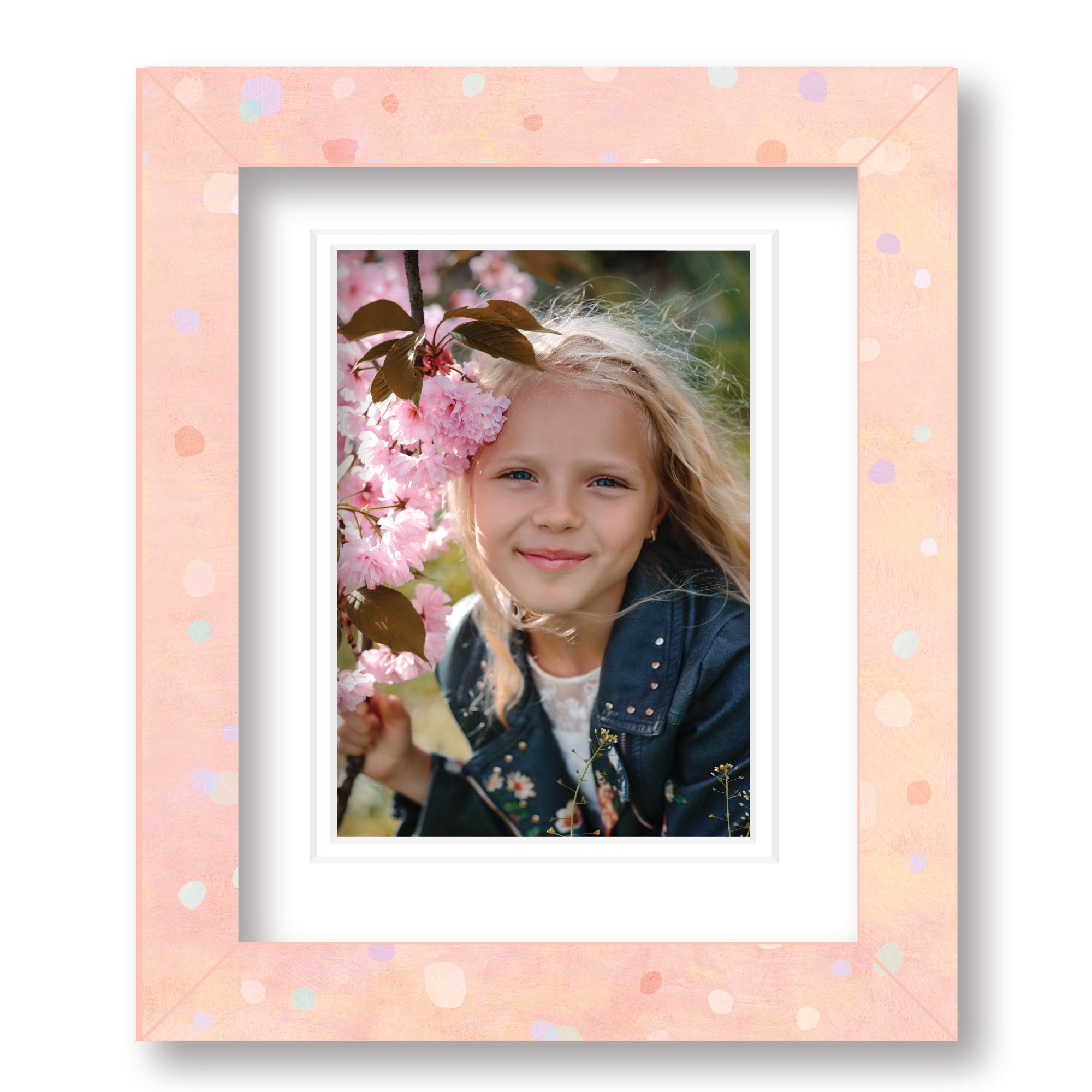 ColorBloom Moments™ - Here Kitty Kitty - 8"x10" 1-5"x7" Opening Easel Back/Wall Frame