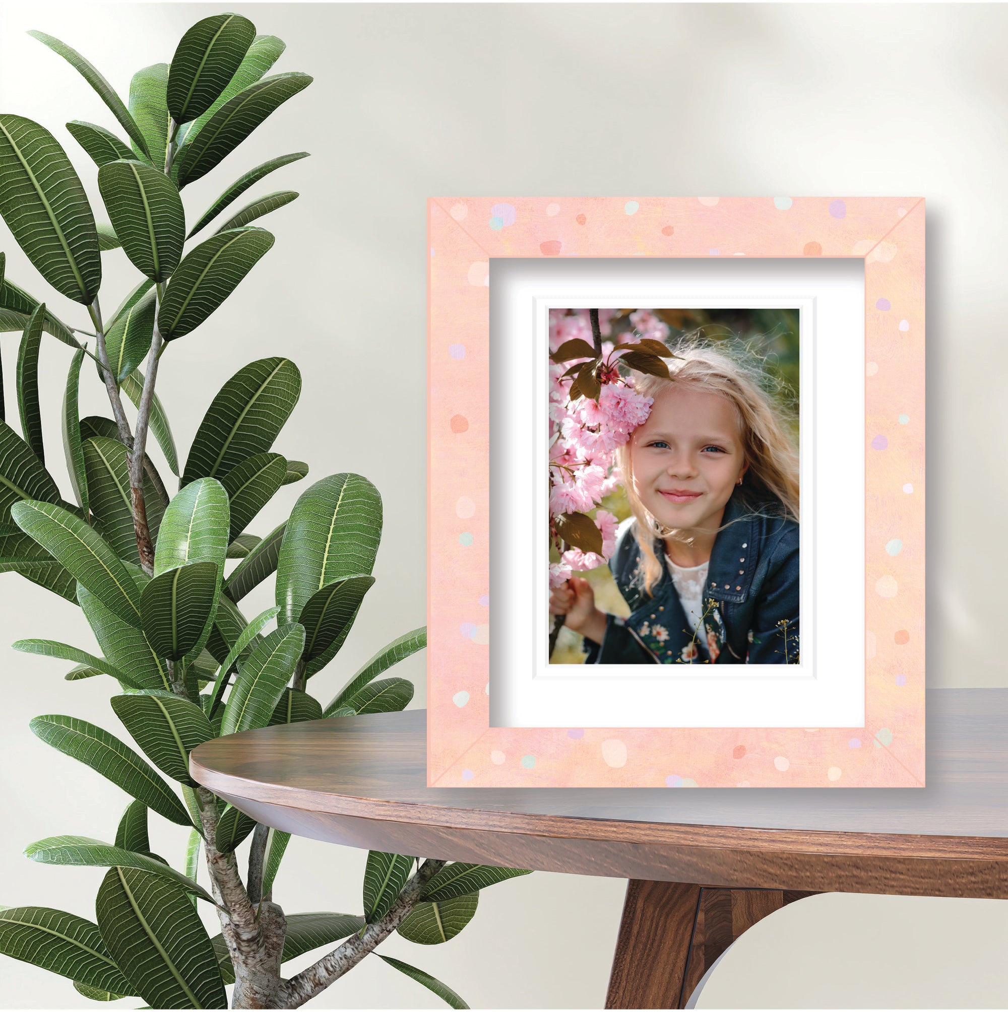 ColorBloom Moments™ - Here Kitty Kitty - 8"x10" 1-5"x7" Opening Easel Back/Wall Frame