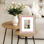 ColorBloom Moments™ - Mom's Floral - 8"x10" 1-4"x6" Opening Easel Back/Wall Frame