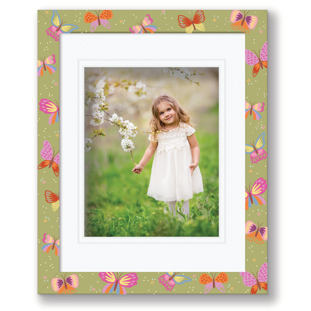 ColorBloom Moments™ - Mom's Floral - 11"x14" 1-8"x10" Opening Easel Back/Wall Frame