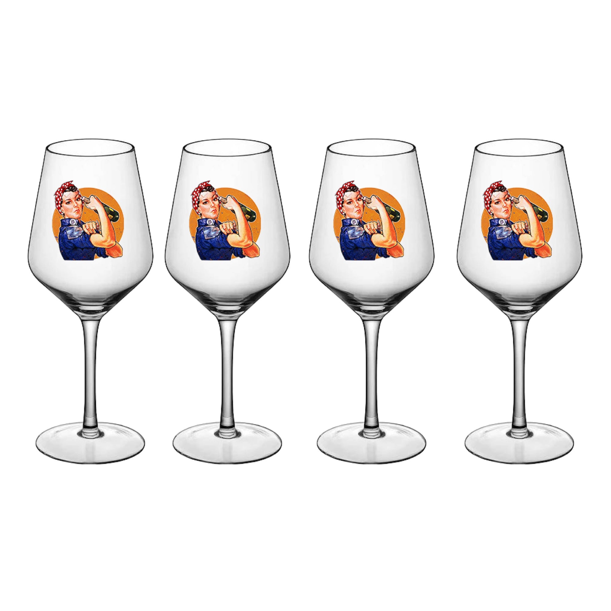 "We Can Drink It!" by Robert Holton - 4pc Drinking Glass Set