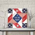 Celebrate 250 Patriotic Gallery-Wrapped Canvas Wall Art with Wounded Warrior Project