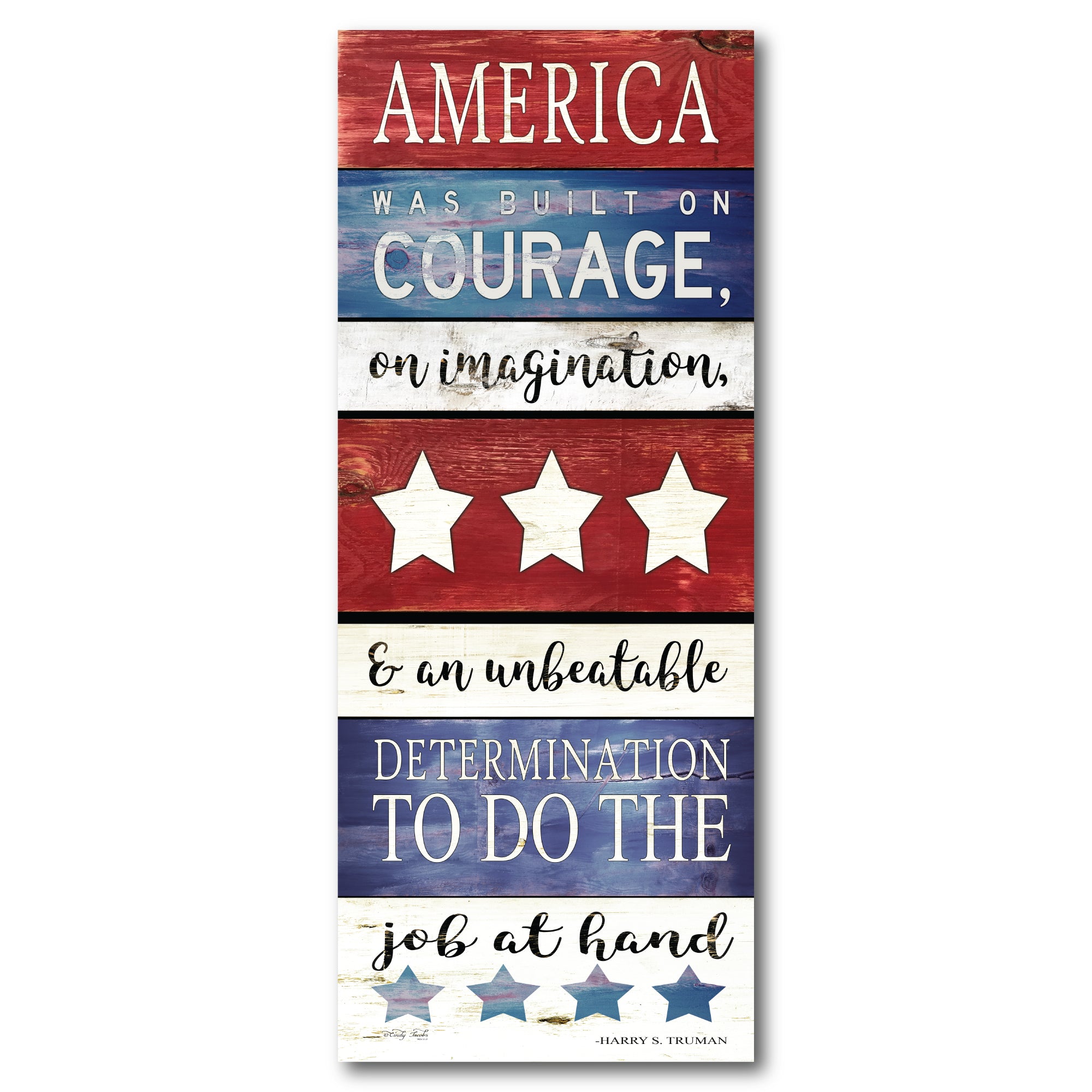 Celebrate 250 America Gallery-Wrapped Canvas Wall Art with Wounded Warrior Project