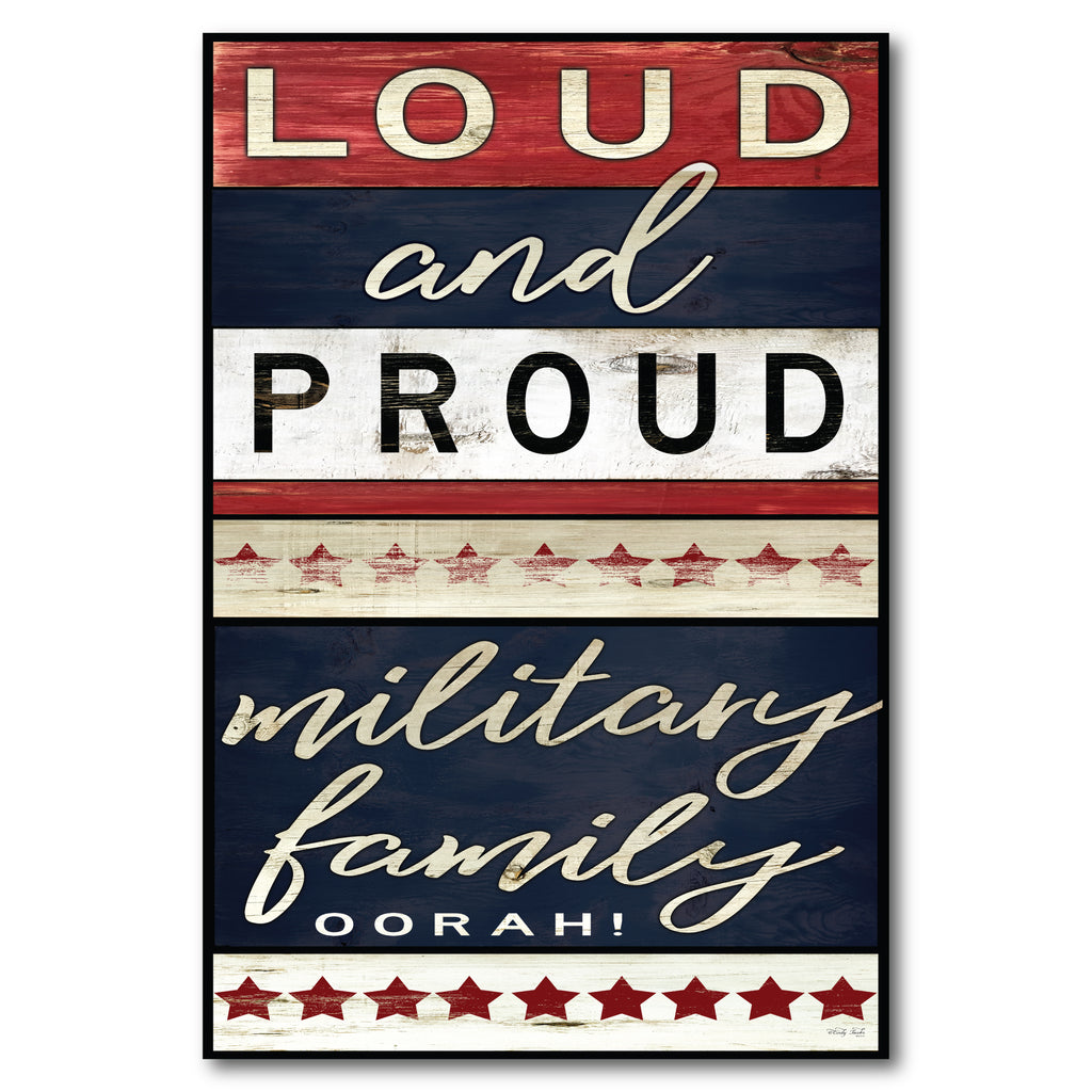 Celebrate 250 Proud Military Family Gallery-Wrapped Canvas Wall Art with Wounded Warrior Project