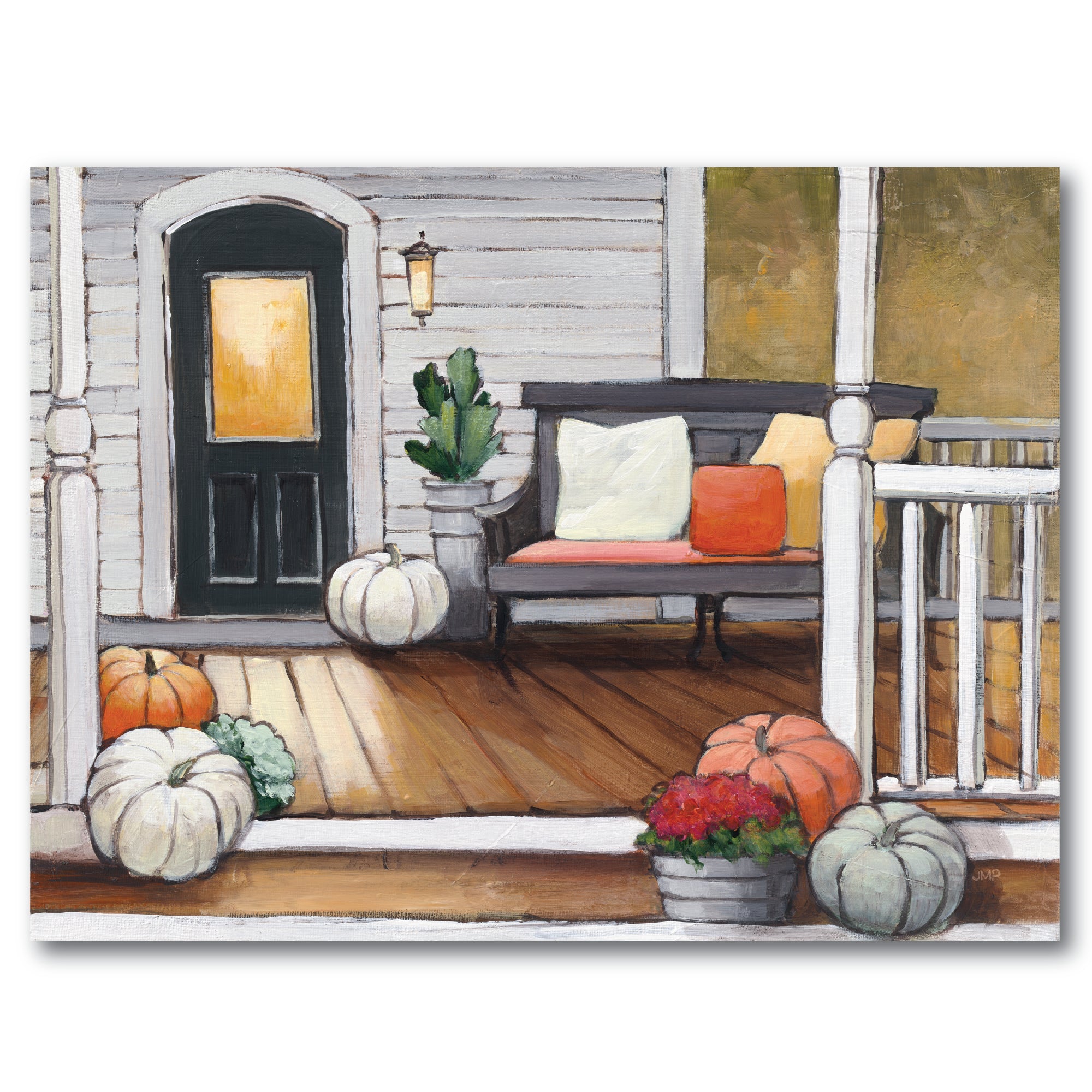 October Evening Gallery-Wrapped Canvas Wall Art