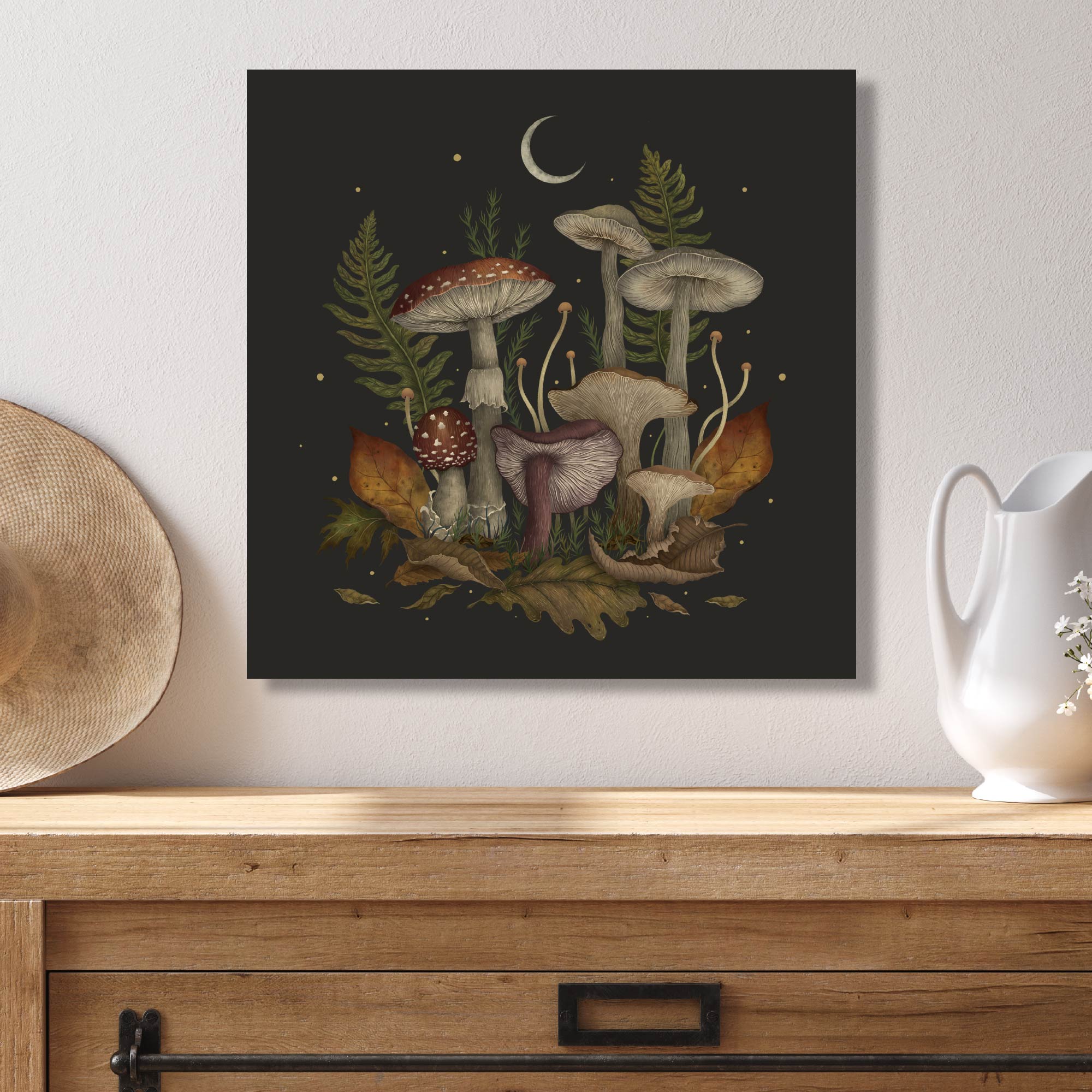 Autumn Mushrooms Gallery-Wrapped Canvas Wall Art