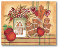 Gingerbread Family Gallery-Wrapped Canvas Wall Art