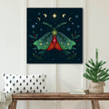 Christmas Moth Gallery-Wrapped Canvas Wall Art